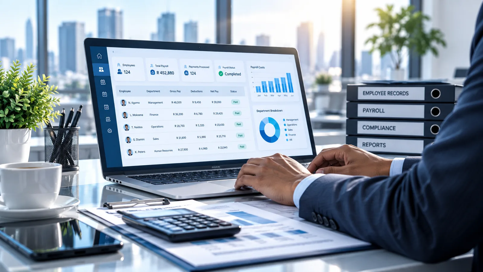Professional payroll processing and reporting